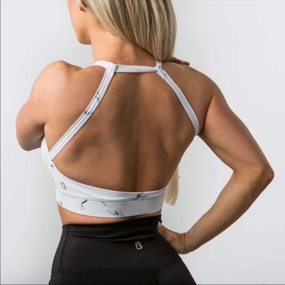 Buff Bunny Caterina Bra White Marble - Picture 2 of 5